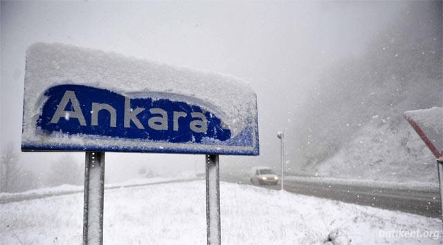 Ankara'da kar yağışı bekleniyor!