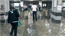 Batıkent metrosunu su bastı
